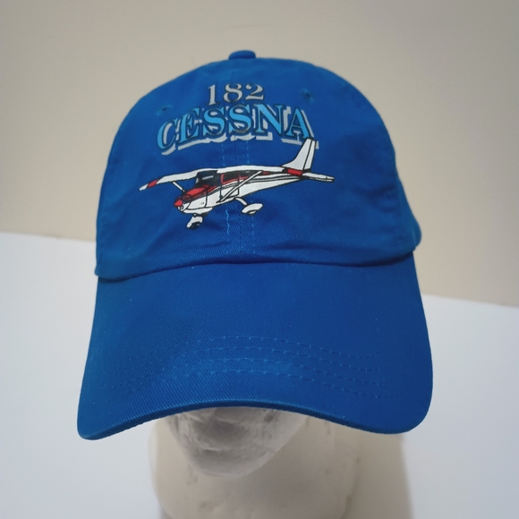 Vintage Cessna 182 Cap Hat   Adjustable Airplane Trainer - Picture 1 of 12